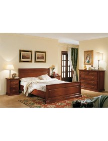 COMODINO 3 CASSETTI 1 TIRETTO IN LEGNO MASSELLO VARI COLORI L.52 P.38 H.70