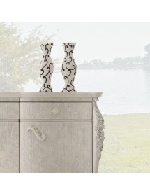 MADIA CREDENZA SAGOMATA 2 ANTE LEGNO VARI COLORI L.137 P.57 H.110