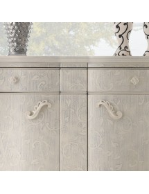 MADIA CREDENZA SAGOMATA 2 ANTE LEGNO VARI COLORI L.137 P.57 H.110