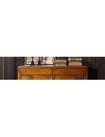 MADIA CREDENZA IN LEGNO 2 PORTE FINITURA BASSANO L.150 P.47 H.86