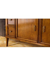 MADIA CREDENZA IN LEGNO 2 PORTE FINITURA BASSANO L.150 P.47 H.86
