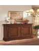 MADIA CREDENZA 2 ANTE IN LEGNO TINTA NOCE L 214xP53xH123