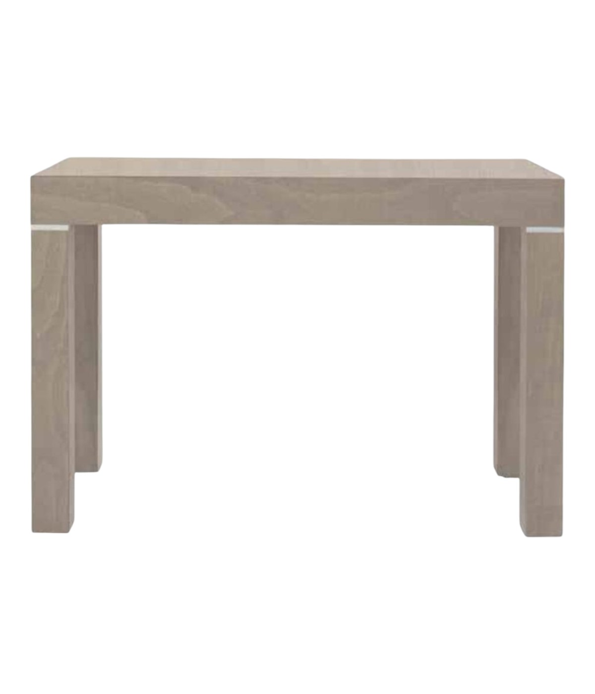 MOBILI 2G - CONSOLLE MODERNA LEGNO ALLUNGABILE TORTORA 110X50X75 VISTA FRONTALE