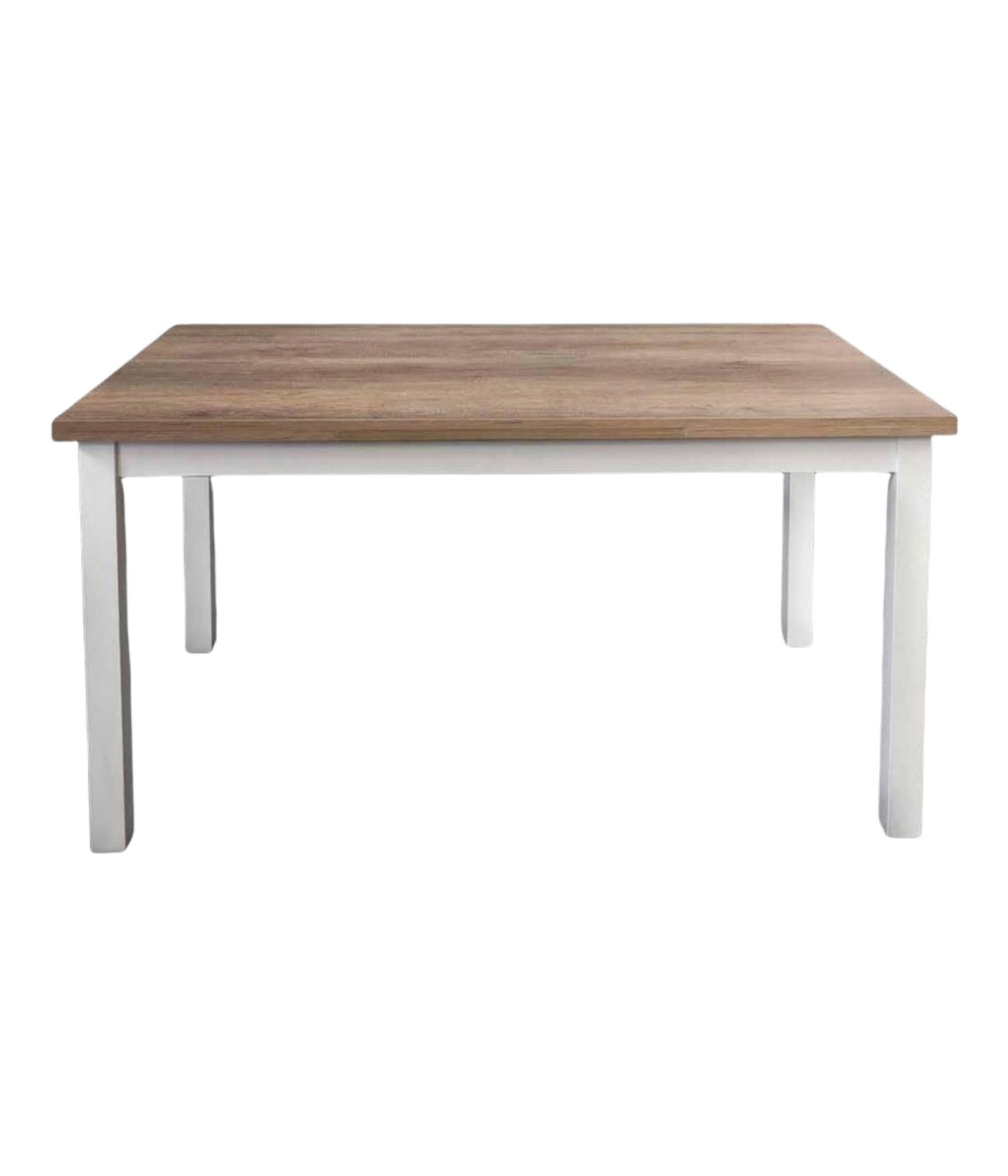 MOBILI 2G - TAVOLO ROVERE NODATO ALLUNGABILE 140x90 (843) vista frontale