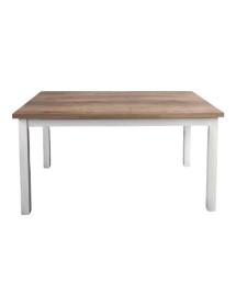 MOBILI 2G - TAVOLO ROVERE NODATO ALLUNGABILE 160x90 (844) vista frontale