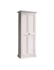 MOBILI 2G - ARMADIETTO SCARPIERA CLASSICA LEGNO BIANCO 77X45X193