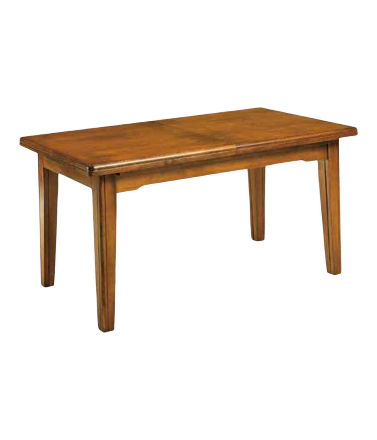 MOBILI 2G - Tavolo rettangolare allungabile in legno l.180 p.100 h.78 vista laterale