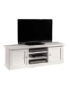 MOBILI 2G - PORTA TV 2 ANTE IN LEGNO SHABBY BIANCO 160x46x56 VISTA FRONTALE