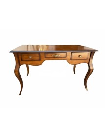 MOBILI 2G - Scrivania in legno 3 cassetti finitura elite 130x75x80