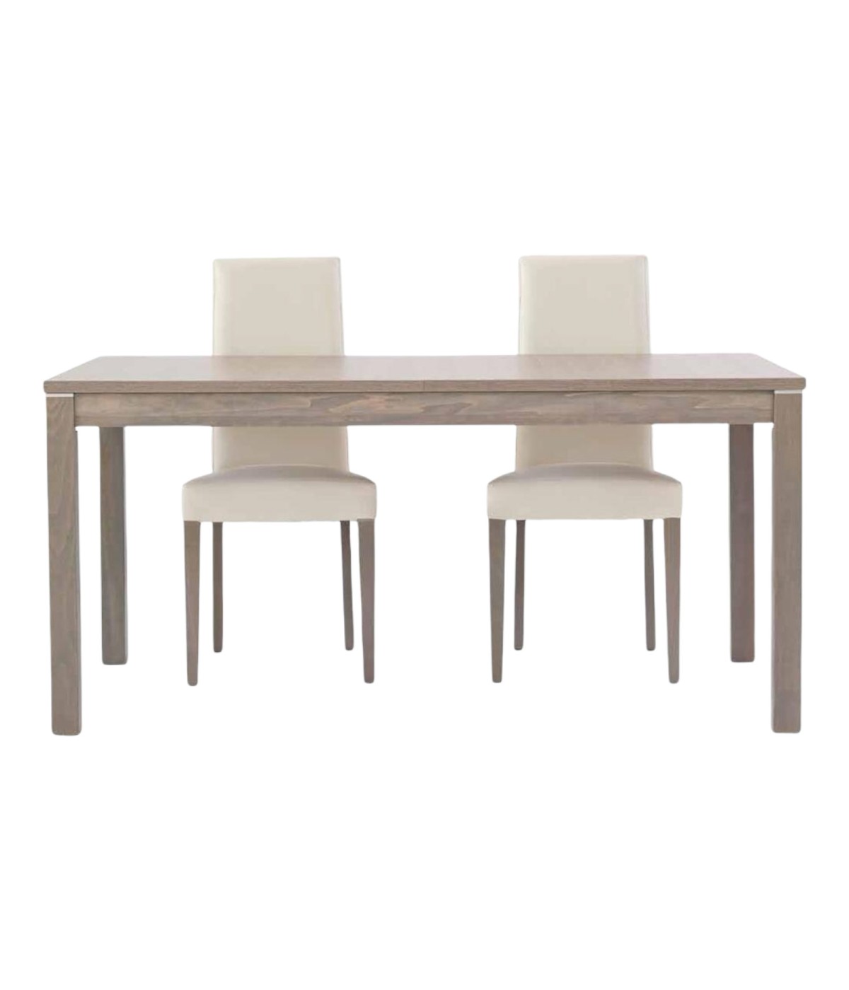 MOBILI 2G - TAVOLO ROVERE GRIGIO ALLUNGABILE cm 160x90x76H chiuso