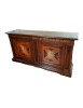 MOBILI 2G - CREDENZA 2 PORTE IN LEGNO ARTE POVERA TINTA BASSANO L.215X55X107 h.