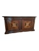 MOBILI 2G - CREDENZA 2 PORTE IN LEGNO ARTE POVERA TINTA BASSANO L.215X55X107 h.