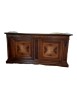 MOBILI 2G - CREDENZA 2 PORTE IN LEGNO ARTE POVERA TINTA BASSANO L.215X55X107 h.