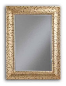 MOBILI 2G - SPECCHIERA ORO CON VETRO MOLATO MISURE L.72 H.98