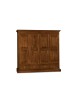 MOBILI 2G - Armadio 4 porte classico in legno tinta noce 234x61x221
