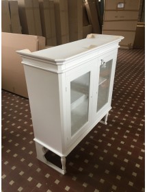 Cristalliera 2 Ante Napoletana Bicolore Arte Povera In Legno 104 x ...