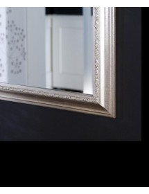 Specchiera in foglia argento rettangolare 62 x 82 x 3