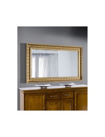 Specchiera in foglia oro rettangolare 93 x 73 x 6,5