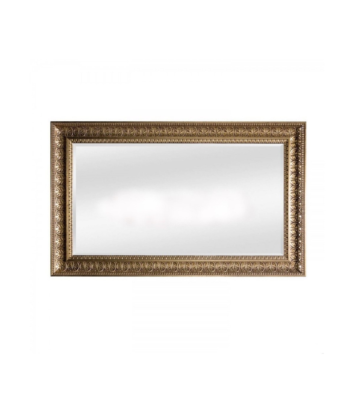 MOBILI 2G - Specchiera in foglia oro rettangolare 93 x 73 x 6,5