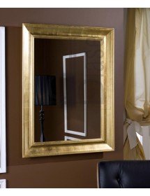 Specchiera in foglia oro rettangolare 90 x 200 x 5