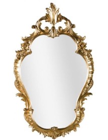 MOBILI2G - Specchiera in foglia oro misura 58x98x4