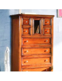 CASSETTIERA CLASSICA IN LEGNO 9 CASSETTI FINITURA BASSANO L.70 P.43...