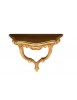 CONSOLLE BAROCCA SOSPESA IN FOGLIA ORO 58x50x23
