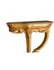 CONSOLLE BAROCCA SOSPESA IN FOGLIA ORO 58x50x23