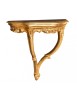 CONSOLLE BAROCCA SOSPESA IN FOGLIA ORO 58x50x23