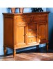 MOBILI 2G - MADIA CREDENZA IN LEGNO 2 PORTE FINITURA BASSANO L.110 P.41 H.90