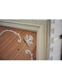 CASSETTIERA CLASSICA IN LEGNO 5 CASSETTI FINITURA BASSANO L.132 P.5...