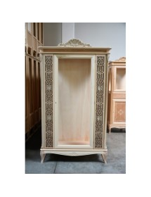 VETRINA CLASSICA IN LEGNO 1 PORTA FINITURA BASSANO L.111 P.44 H.192