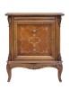 MOBILI 2G - COMODINO CLASSICO IN LEGNO 2 CASSETTI 1 TIRETTO FINITURA BASSANO L.61 P.41 H.71