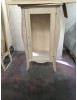 MOBILI 2G - VETRINA CLASSICA 1 PORTA IN LEGNO GREZZO L.71 P.48 H.134