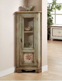 ANGOLARE IN LEGNO CLASSICO 1 PORTA GREZZO L.35 X 35 H.116 (1210)