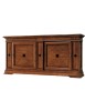 MOBILI 2G - MADIA CREDENZA IN LEGNO 2 PORTE SCORREVOLI 2 CASSETTI PUSH-PULL L.234 P.59 H.114