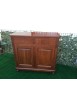 MOBILI 2G - MADIA CREDENZA NAPOLETANA IN LEGNO 2 ANTE TINTA NOCE 104X43X98 vista frontale