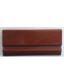 Credenza 3 porte arte povera colore ciliegio 156x42x85
