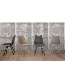 Mobili 2G - Set 4 Sedie Maiorca Target point moderne in tessuto