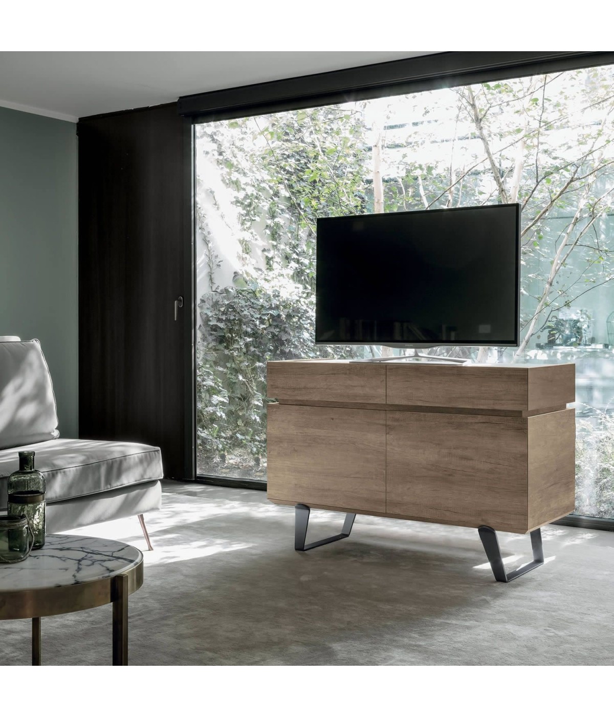 Mobili 2G - Madia Credenza Electa Target point moderna 120x50x82