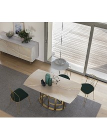 Mobili 2G - Tavolo Cosmos moderno allungabile Target point 160x90x75