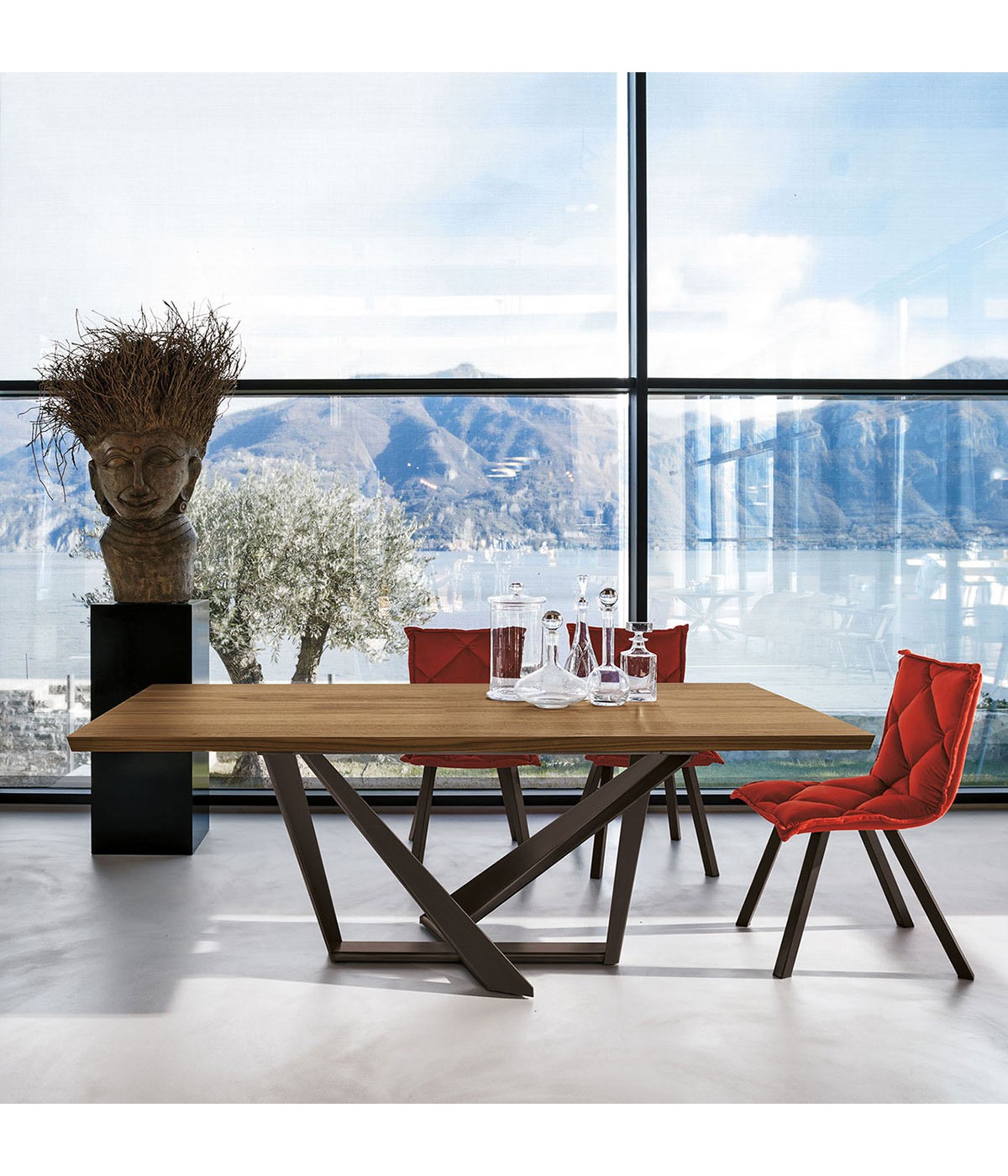 Tavolo Priamo moderno Fisso in legno Target Point 200x100x75