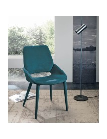 Mobili 2G - Set 4 Sedie Portland Target point moderne in velluto