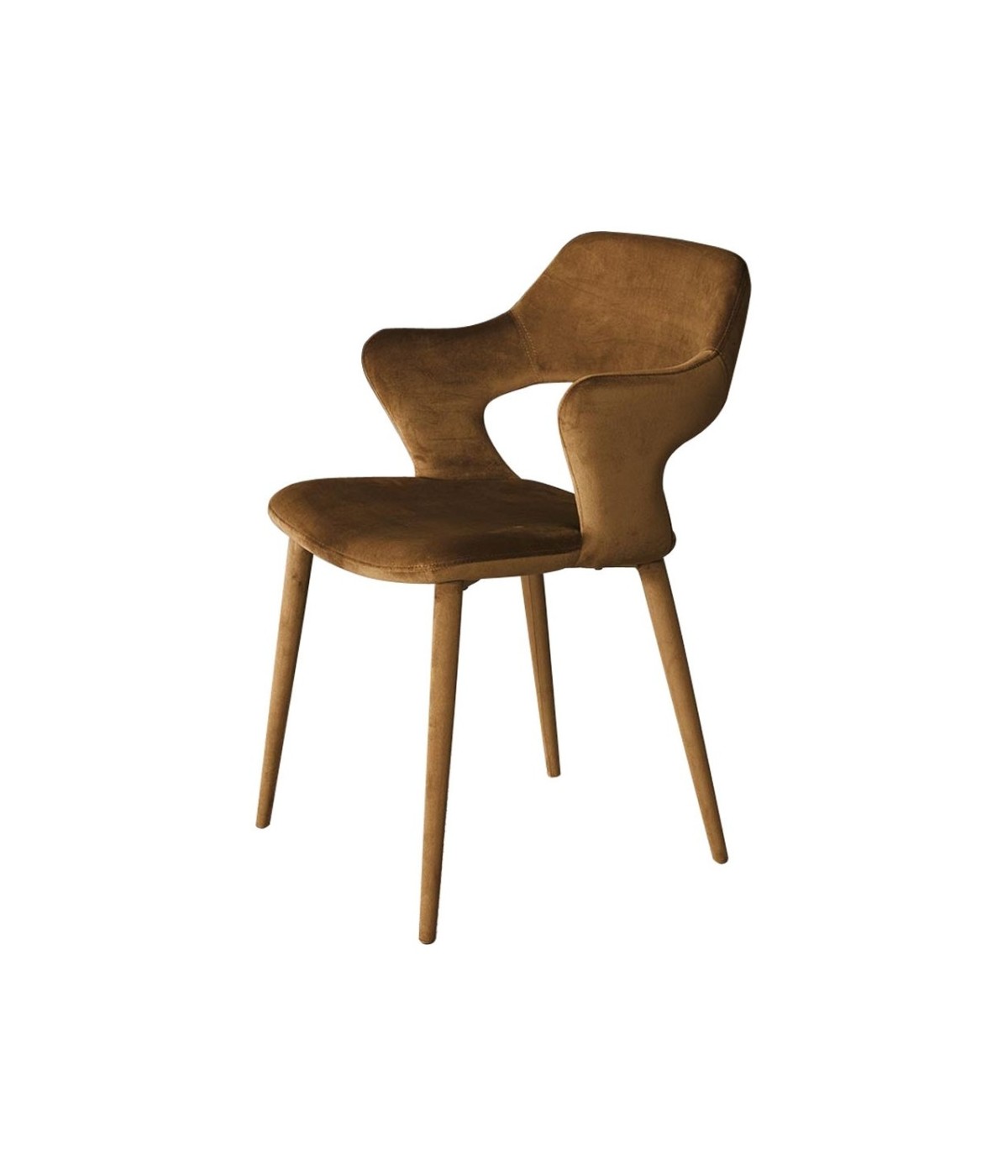 Mobili 2G - Set 4 Sedie Seattle Target point moderne in velluto