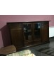 MOBILI 2G - MADIA CREDENZA 4 PORTE LEGNO TINTA NOCE L.205 P.49 H.113 VISTA FRONTALE