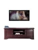 MOBILI 2G - PORTA TV 2 ANTE IN LEGNO SHABBY ROSSO BORDEAUX 181X52X65
