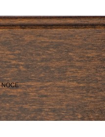 CREDENZA CLASSICA LEGNO 2 PORTE SHABBY BIANCO/NOCE 170X55X115