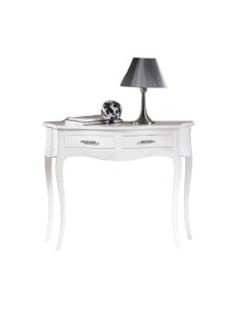 MOBILI 2G - CONSOLLE LACCATA BIANCA INGRESSO IN LEGNO L .100 H 78 P. 38