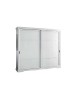 MOBILI 2G - ARMADIO 2 PORTE SCORREVOLI MODERNO IN LEGNO FRASSINO BIANCO 284x65x248