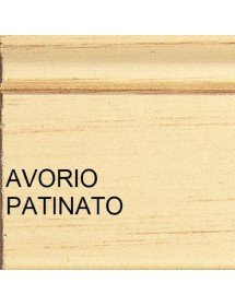 PARETE ATTREZZATA PORTA TV CLASSICA IN LEGNO SHABBY BIANCO/NOCE 250...